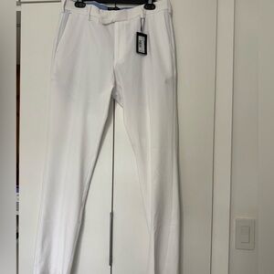 Peter Millar Crisp White Dress Pants